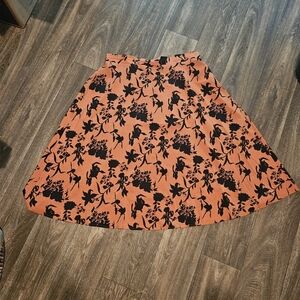 Orange and Black Skirt Size 1XL